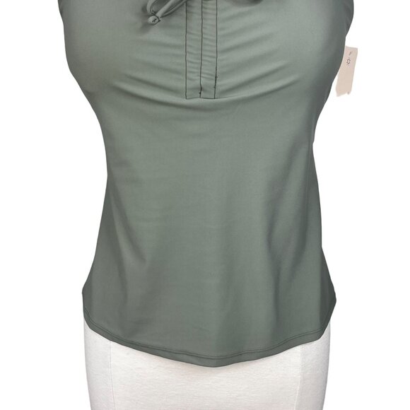 Indigo Sky By Marices Womens Swim Tankini Tank Top Green Size Large New - Picture 4 of 9